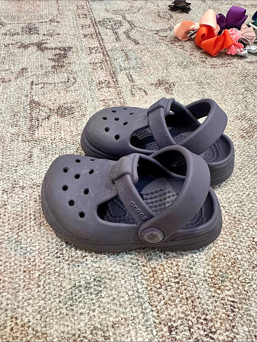 Crocs Toddler Classic Mary Jane c6 purple